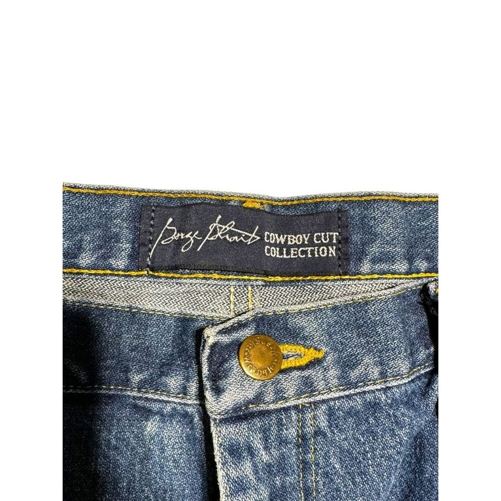 George Straight Cowboy Cut Jeans Blue Size 38 x 30 - Picture 3 of 10